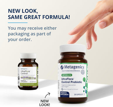 Metagenics UltraFlora Control Daily Probiotic Supplement to Help Support Healthy Body Weight Regulation - 30 Servings