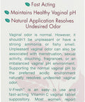 Vitanica V-Fresh Vaginal pH Support 6 Suppositories