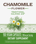 Nature's Way Chamomile Flower, 700 mg per serving, 100 Capsules (Packaging May Vary)