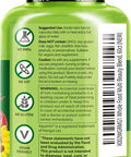 NATURELO Whole Food Multivitamin with Extra Hair, Skin and Nails Support Ãƒâ€šÃ¢â‚¬â€œ Beauty Blend with Hyaluronic Acid & Grape Seed - High Potency Biotin , Vitamin C , and Glutathione - 60 Vegan Capsules
