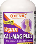 Deva Vegan Vitamins Calcium, Magnesium Plus, 90 Tablets (Pack of 12)
