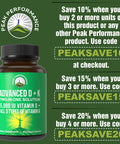 Peak Performance Advanced Vitamin D 5000 Iu With All 3 Types Of Vitamin K Vitamin D3 And Vitamin K2, K1, Mk-7 (Mk7), Mk4 Suppleme
