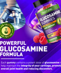 Built Nature Glucosamine Gummies With Vitamin E - Advanced Joint Support Gummy Supplement, High Potency Antioxidant & Inflammatory Response, Comfort For Back, Knees, Hands, Non Gmo, 60 Extended Delivery Gummies