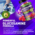 Built Nature Glucosamine Gummies With Vitamin E - Advanced Joint Support Gummy Supplement, High Potency Antioxidant & Inflammatory Response, Comfort For Back, Knees, Hands, Non Gmo, 60 Extended Delivery Gummies