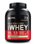 Optimum Nutrition Gold Standard 100% Whey Protein Powder Vanilla Ice Cream 5 Pound (Packaging May Vary)