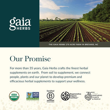 Gaia Herbs Thyroid Support - Made With Ashwagandha, Kelp, Brown Seaweed, And Schisandra To Support Healthy Metabolic Balance And Overall Well-Being - 60 Vegan Liquid Phyto-Capsules (20-Day Supply)
