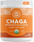 Vimergy Usda Organic Wild Chaga Mushroom Extract Powder 166 Servings Ideal In Chaga Tea Coffee Smoothies Cardiovascular Support - Kosher Vegan No Gluten Paleo - Pure Chaga No Fillers (250G)