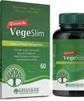 Greeniche VegeSlim, 60 Capsule, Weight Management Supplement, Burns Fats & Boost Metabolism, Suppress Appetite, Free From Gluten, Soy & Dairy, Non GMO
