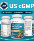 Dr Berg Nutritionals Whole Food Multivitamin With Minerals 60 Capsules