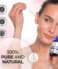 InstaSkincare Healthy Skin Bundle Hyaluronic Acid Serum for Face 2Oz Collagen Peptides Powder for Women 1Lb