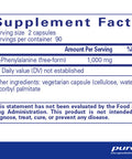 Pure Encapsulations DLPhenylalanine 500 mg 180 vcaps