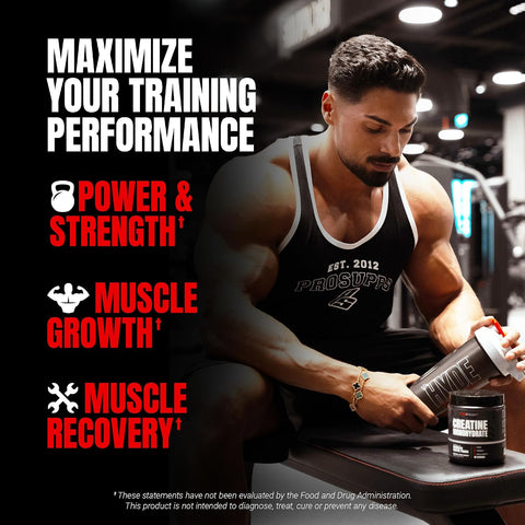 Prosupps Creatine Monohydrate Powder For Men & Women Unflavored - 5000Mg Of Micronized Creatine - Gym Workout Supplement For Muscle Gain & Recovery - Sugar- Soy & Gluten- - 60 Servings