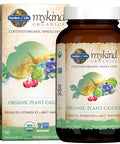 Garden of Life mykind Organic Plant Calcium - Vegan Whole Food Supplement with D3 and K2, Gluten Free, 90 Tablets - Packaging May Vary