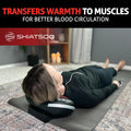 Neck Back & Lower Back Massager With Heat Shiatsu Heated Pillow Massager Pain Relief Deep Tissue
