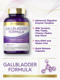 Carlyle Gallbladder Formula | 120 Quick Release Capsules | Complete Digestive Enzyme Complex | Non-GMO & Gluten Supplement