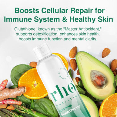 Liposomal Glutathione - Ultra High Absorption Liquid Glutathione Supplement - Supports Natural Detoxification, Immune System, Skin Health, Mental Clarity & Overall Well-Being