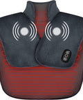 Snailax Heating Pad For Neck And Shoulders, Electric Heat Pad For Back Pain, Weighted Heated Wrap, 24V Safety Volt. Heating Pads With Massager, 2 Heat Levels & 5 Massage Modes, Gifts