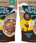 Seven Sundays Muesli Cereal, Classic Bircher Apple Cinnamon Almond, 32 Oz Bag (Pack of 4), Gluten Free, 0g Added Sugar, Enjoy Warm, Cool or as Overnight Oats