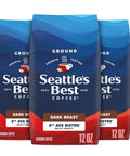SeattleÃƒÂ¢Ã¢â€šÂ¬Ã¢â€žÂ¢s Best Coffee, Dark Roast Ground Coffee, Henry's Blend, 100% Arabica, 6 Bags (12 oz Each)