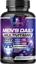 Nature'S Nutrition Multivitamin for Men - Mens Multivitamins for Daily Nutritional Support Men's Multivitamin with Vitamin A C D E B12 Zinc & More Immune Health & Energy Support Vitamins Supplement - 120 Capsules