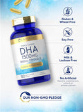 Carlyle DHA Supplement 1500mg | 180 Softgels | Omega-3 Supplement | Non-GMO Gluten
