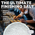 Sea Salt Superstore Flaky Sea Salt Hand Harvested Sea Salt Flakes Baja Fleur de Sel Flake Salt Gourmet Finishing Flaky Salt for Baking and Cooking 14 oz Bag