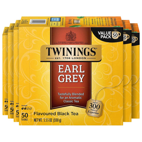 Twinings Lemon & Ginger, Caffeine-Free Herbal Tea Bags, 100 CT Box (1 Pack) | Spicy & Tangy, Ginger, Lemon Peel, Lemongrass, Blackberry Leaves, Soothe Digestion, 100 Foil Lined Individually Wrapped Bags
