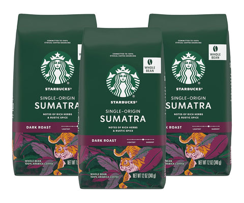 Starbucks Whole Bean Coffee, Dark Roast Coffee, French Roast, 100% Arabica, 1 bag (28 oz)