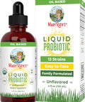 Maryruth Organics Usda Organic Liquid Probiotic Digestive Health Gut Health Probiotics For Women Probiotics For Men Probiotics For Kids Acidophilus Probiotic Non-Gmo 40 Servings