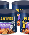 PLANTERS Salted Mixed Nuts, Party Snacks, Plant-Based Protein 10.3oz (1 Canister)