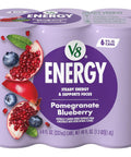 V8 Energy Strawberry Banana Juice Energy Drink, 8 fl oz Can (24 Pack)