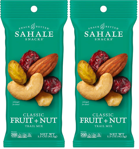Sahale Snacks Berry Macaroon Almond Trail Mix, 7 oz Pouches (1 Pack) - Dry-Roasted Deluxe Mixed Nuts - Coconut, Blueberries & Apples - Non-GMO, Kosher Trail Mix & Certified Gluten-Free Snacks
