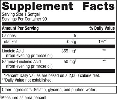 Metagenics OmegaGenics Evening Primrose Oil - Supports Prostaglandin Metabolism & Cellular Health - Gamma-Linolenic Acid (GLA) Supplement - Non-GMO & Gluten- - 90 Softgels