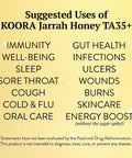 Jarrah Honey TA 35+ (Stronger than MGO 2000+ Manuka Honey Bioactivity) Raw Medicinal Honey with Medical Grade Potency for Daily Health and Immune Support from Western Australia