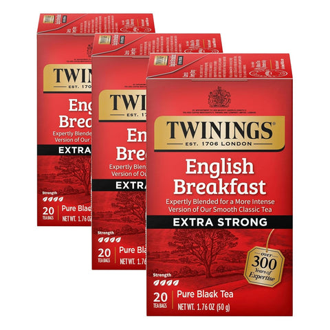 Twinings Lemon & Ginger, Caffeine-Free Herbal Tea Bags, 100 CT Box (1 Pack) | Spicy & Tangy, Ginger, Lemon Peel, Lemongrass, Blackberry Leaves, Soothe Digestion, 100 Foil Lined Individually Wrapped Bags