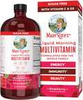 Maryruth Organics Multivitamin For Women Men & Kids Vegan, Sugar Womens Multivitamin & Multimineral Beauty & Energy Women'S Multivitamin Non-Gmo 15.22 Fl Oz