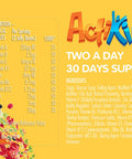 2X Actikid Magic Beans Vegan Multi-Vitamin 60X Tropical Twist Flavour | Gelatine Free | Children'S Vitamin | Immune System Booster