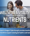 Bronson Omega 3 Fish Oil Triple Strength 2720 mg, High EPA 1250 mg 488 mg, Non-GMO Heavy Metal Tested, 180 Softgels