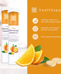 Healthspan Orange Effervescent Vitamin C 1,000mg (40 Tablets) | Supports Immune & Nervous Systems | Maintain Good Energy Levels | Zero-Sodium to Help Maintain Normal Blood Pressure | Vegan