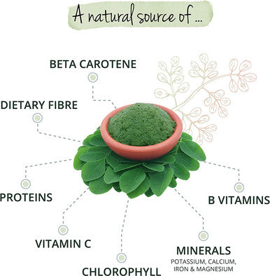 Organic Moringa Oleifera 1800mg VegaveroÃƒâ€šÃ‚Â® | 270 Capsules | Pure Moringa Leaf Powder from Sri Lanka | Vegan & NO Additives | Natural Source of Proteins, Vitamins & Minerals