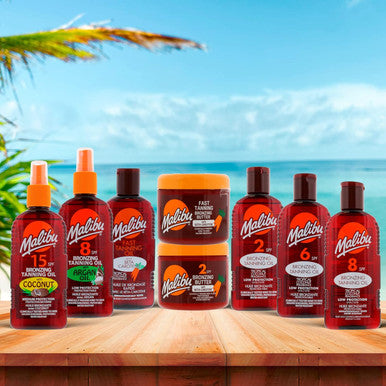 Malibu Spf2 Bronzing Butter With Beta Carotene | Fast Tanning Bronzing Butter That Hydrates & Nourishes Skin As It Tans | Water-Resistant | With Tropical Coconut Fragrance | 300Ml