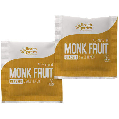 Health Garden Monk Fruit Sweetener Classic - Non Gmo - Gluten - Sugar Substitute - her - Keto Friendly (40 Packets)