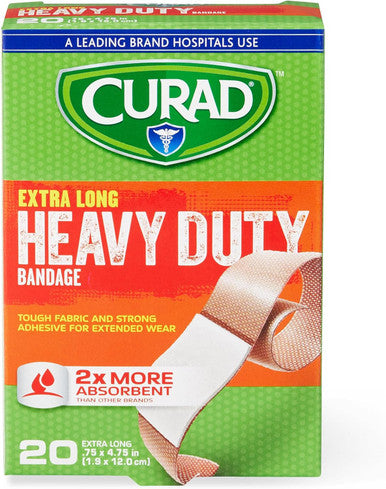 Curad Extreme Lengths 20 Bandages (Pack of 3)