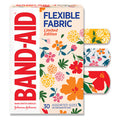 Band-Aid Brand Flexible Fabric Bandages, Wildflower, Assorted, 30 Ct