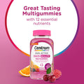 Centrum Multigummies Multi+ Beauty Dual Action Multivitamin Specially Designed With Biotin For Healthy Hair Skin And Nails Cherry/Berry/Orange Flavors - 100 Count