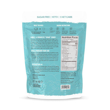 Lakanto Sugar Cookie Mix - Monk Fruit Sweetener 1g Net Carb Gluten Dairy Keto Diet Friendly Delicious Snack Almond Flour Baking Mix (12 Servings)
