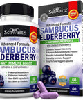 Elderberry With Zinc And Vitamin C For Adults - Immune Support Vitamins For Women And Men Natural Elderberries Black Sambucus Capsules - Immune Defense Multiminerals Supplement, Gluten-Free, 60 Ct