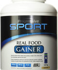 Progressive Progressive Sport Real Food Gainer - Protein Powder Supplement - Vanilla Flavour, 2.27 Kg 2.27 Kilogram Vanilla