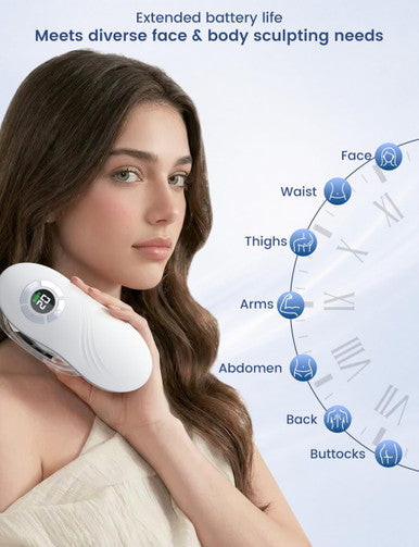 Elefbebe Body Sculpting Machine 3-In-1 Cellulite Massage Tool With Heat Vibration Cupping Massager For Legs Abdomen Arms Waist Supports Skin Firming & Body Care