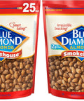 Blue Diamond Almonds, Smokehouse Flavored Snack Nuts, Plant-Based Protein and Fiber Snacks, Gluten Free Iconic Flavor Salty Nuts, Great for Events, Holidays, Parties, 25 Oz Resealable Bag (Pack of 1)